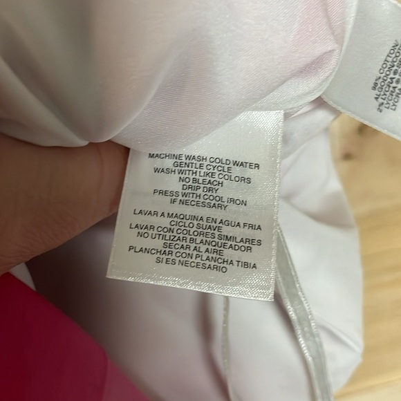 Jones New York size 10 Pink and Green Floral Midi Stretchy Sleeveless Dress - Picture 6 of 9